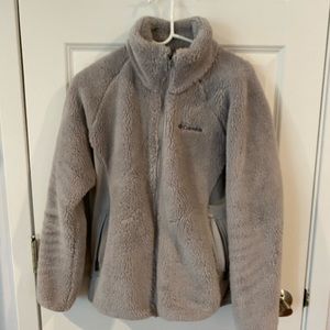 Taupe Columbia Teddy Bear Coat